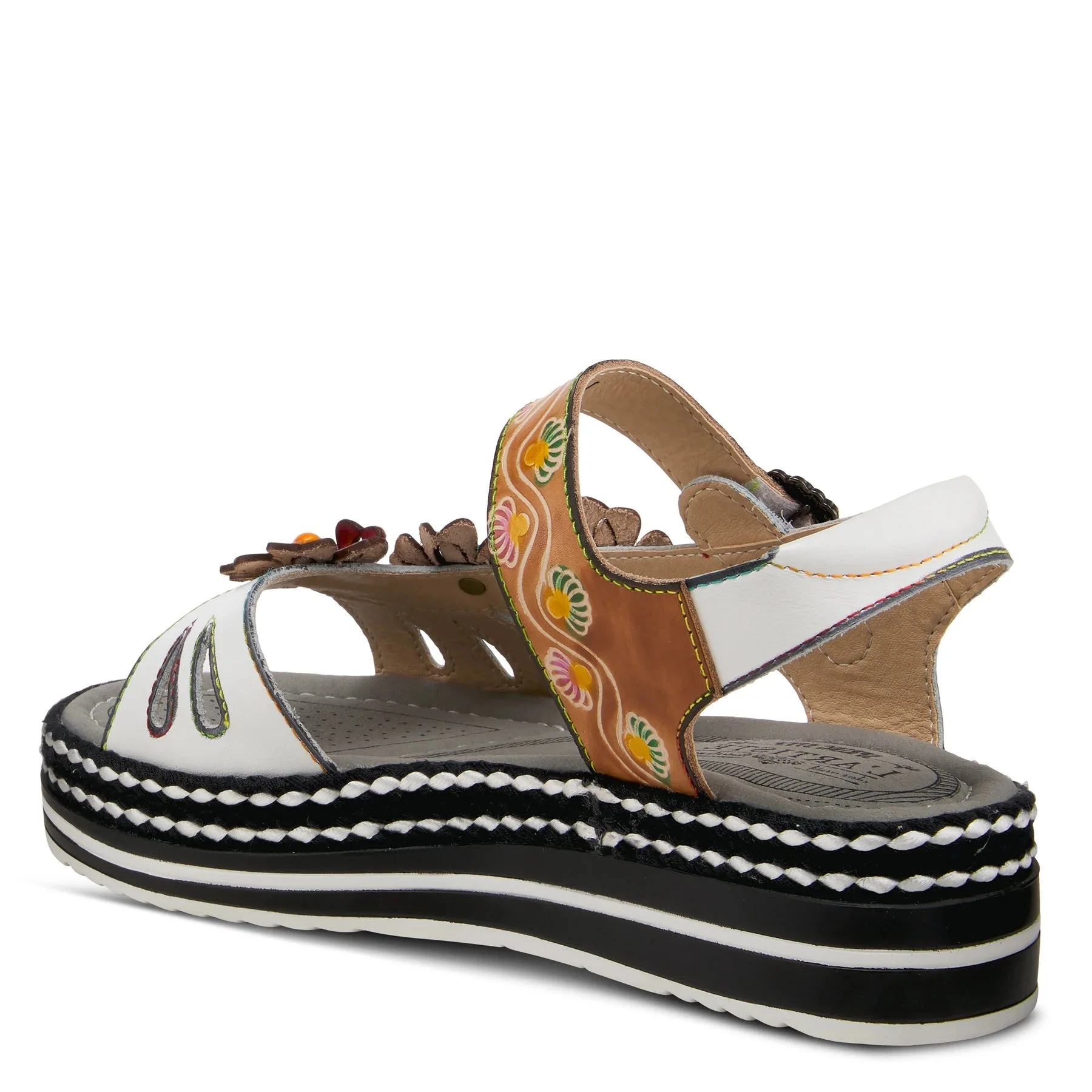 L'ARTISTE LAGA SLINGBACK SANDALS - In Multi Colors SPRING FOOTWEAR CORP L'ARTISTE LAGA SLINGBACK SANDALS - In Multi Colors -Aetrex Online lartiste laga slingback sandals in multi colors womens sandals spring footwear corp 541588