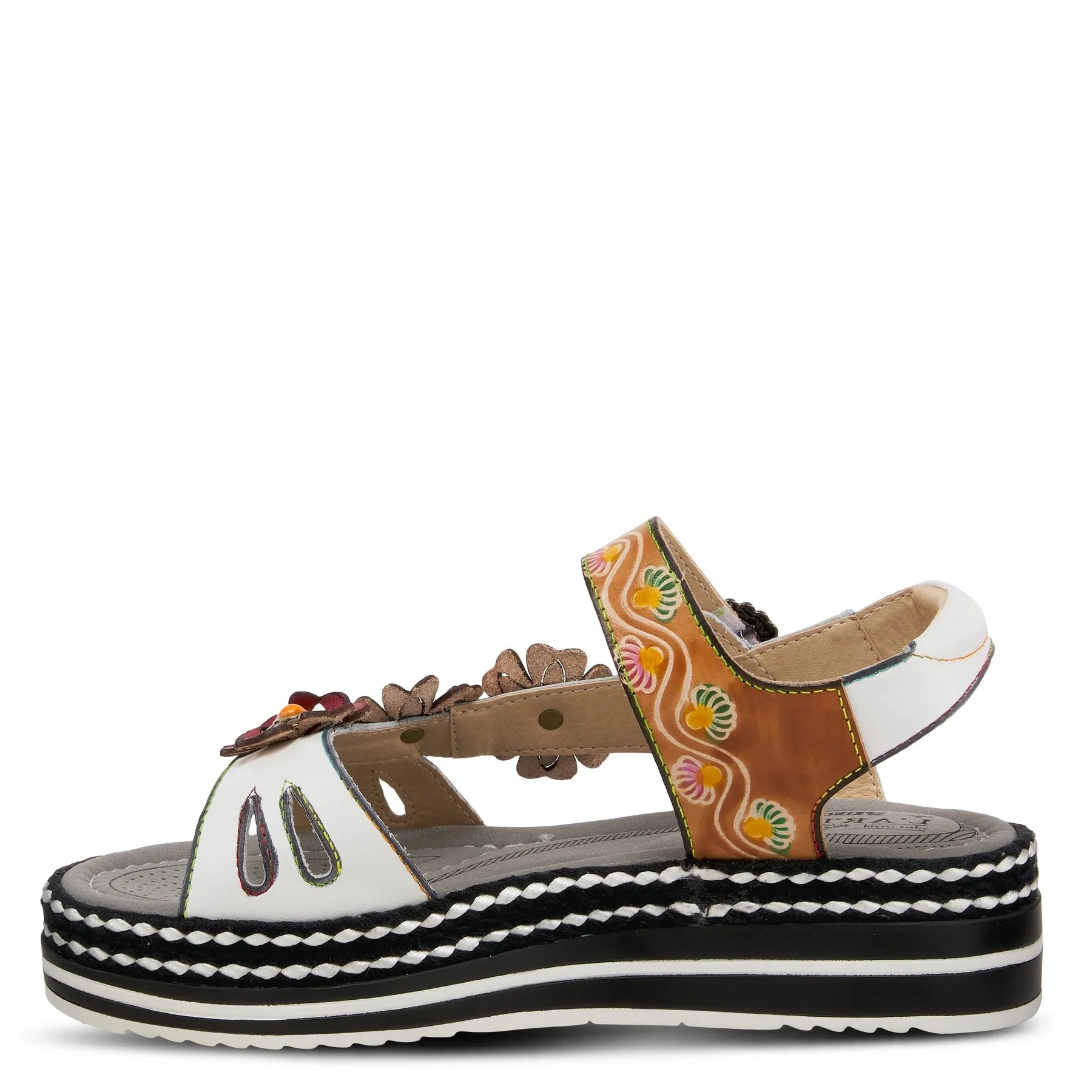L'ARTISTE LAGA SLINGBACK SANDALS - In Multi Colors SPRING FOOTWEAR CORP L'ARTISTE LAGA SLINGBACK SANDALS - In Multi Colors -Aetrex Online lartiste laga slingback sandals in multi colors womens sandals spring footwear corp 638525