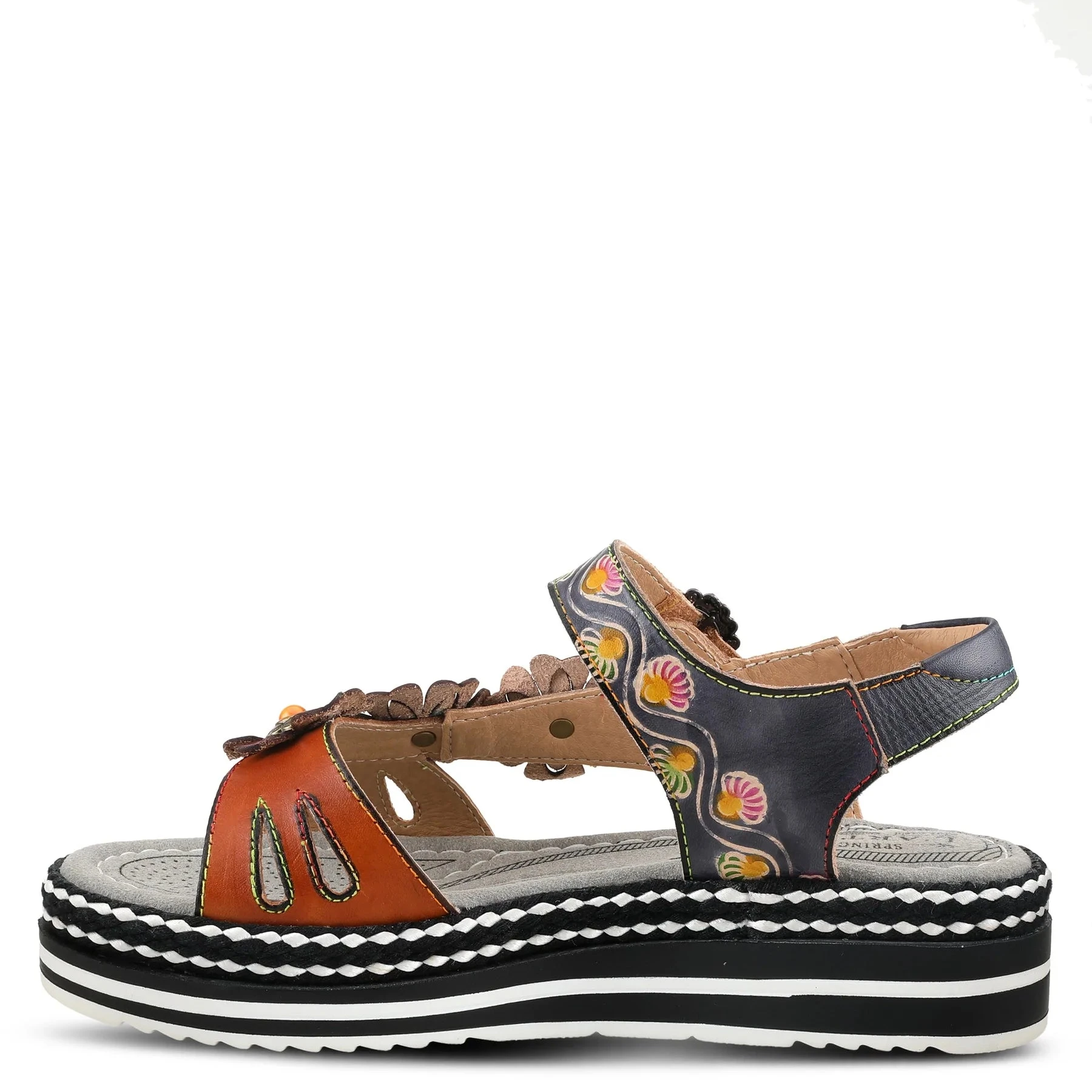 L'ARTISTE LAGA SLINGBACK SANDALS - In Multi Colors SPRING FOOTWEAR CORP L'ARTISTE LAGA SLINGBACK SANDALS - In Multi Colors -Aetrex Online lartiste laga slingback sandals in multi colors womens sandals spring footwear corp 873833