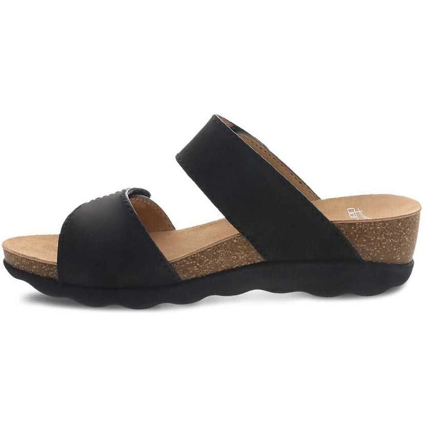 Dansko Maddy Black Milled Nubuck - Black - Image 2