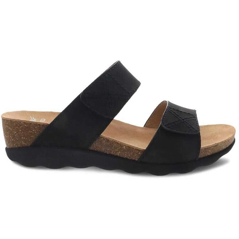 Dansko Maddy Black Milled Nubuck - Black - Image 3