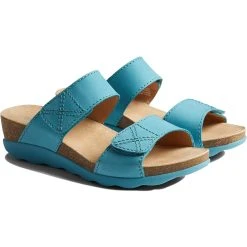 Dansko Maddy Black Milled Nubuck - Lagoon