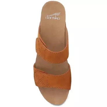 Dansko Maddy Black Milled Nubuck - Orange - Image 3
