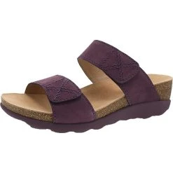 Dansko, LLC Maddy Milled Nubuck - Purple -Aetrex Online maddy milled nubuck purple womens sandals dansko llc 383453