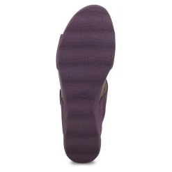Dansko, LLC Maddy Milled Nubuck - Purple -Aetrex Online maddy milled nubuck purple womens sandals dansko llc 614016