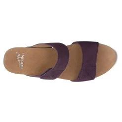 Dansko, LLC Maddy Milled Nubuck - Purple -Aetrex Online maddy milled nubuck purple womens sandals dansko llc 676450