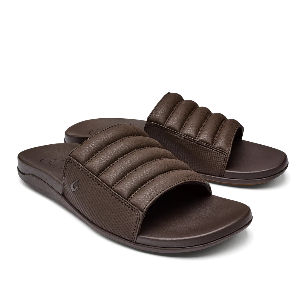 Maha 'Olu - Dark Wood OluKai Maha 'Olu - Dark Wood -Aetrex Online maha olu dark wood mens sandals olukai 903931