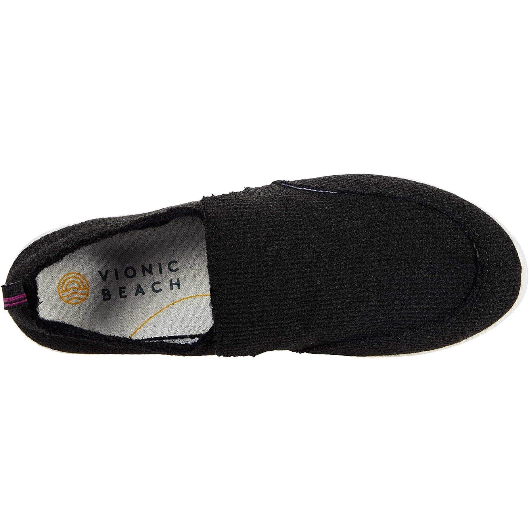 Malibu Waffle - Black Vionic Malibu Waffle - Black -Aetrex Online malibu waffle black womens closed toe vionic 107262