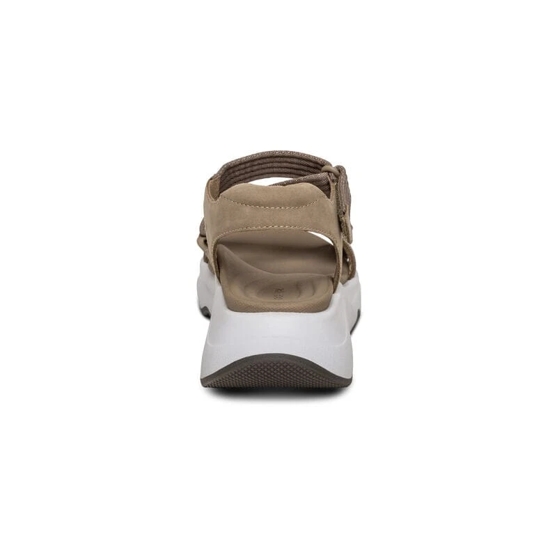 Aetrex Marz Adjustable Sport Sandal - Taupe - Image 6