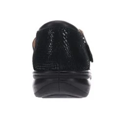 Revere Mauritius - Black Lizard -Aetrex Online mauritius black lizard womens sandals revere 614832