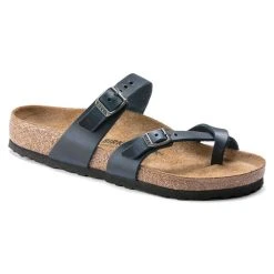 Birkenstock Regular Mayari - Blue Oiled Leather -Aetrex Online mayari blue oiled leather womens sandals birkenstock 576241