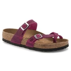 Birkenstock Regular Mayari - Fuchsia Leather
