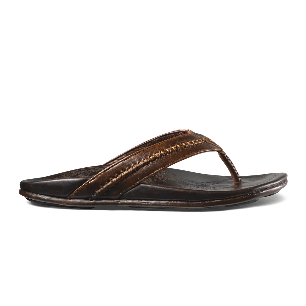 Mea Ola - Dark Java OluKai Mea Ola - Dark Java -Aetrex Online mea ola dark java mens sandals olukai 408357