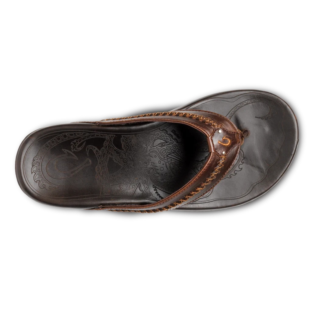 Mea Ola - Dark Java OluKai Mea Ola - Dark Java -Aetrex Online mea ola dark java mens sandals olukai 516590
