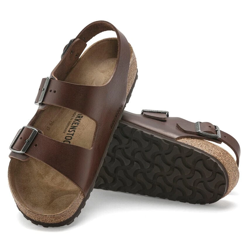 Birkenstock Regular Milano - Vintage Wood Roast - Image 6