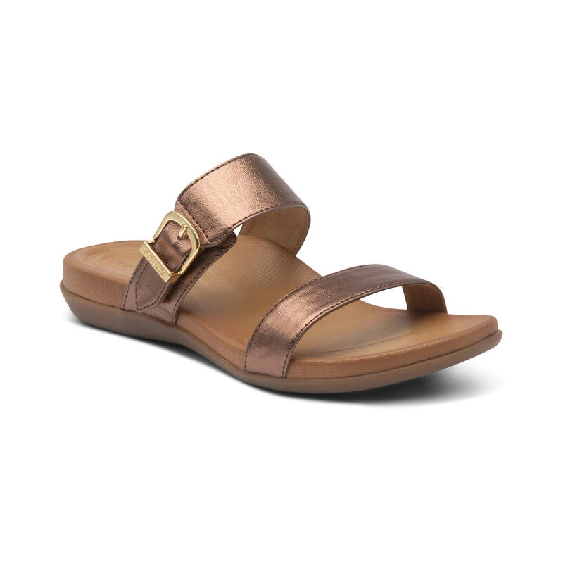 Aetrex Mimi Water-Friendly Sandal - Bronze