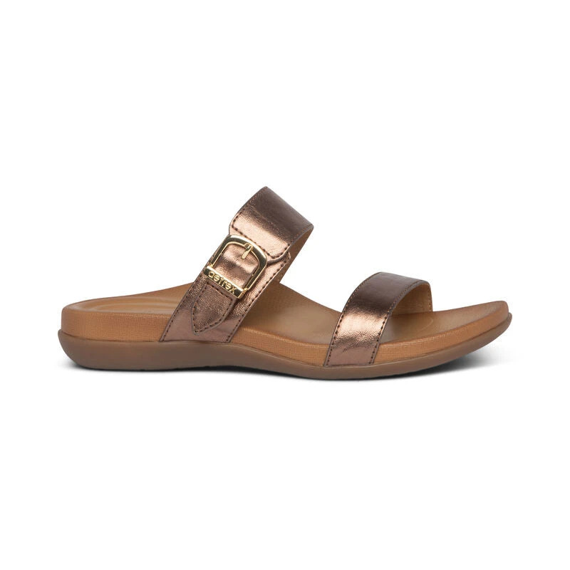 Aetrex Mimi Water-Friendly Sandal - Bronze - Image 3