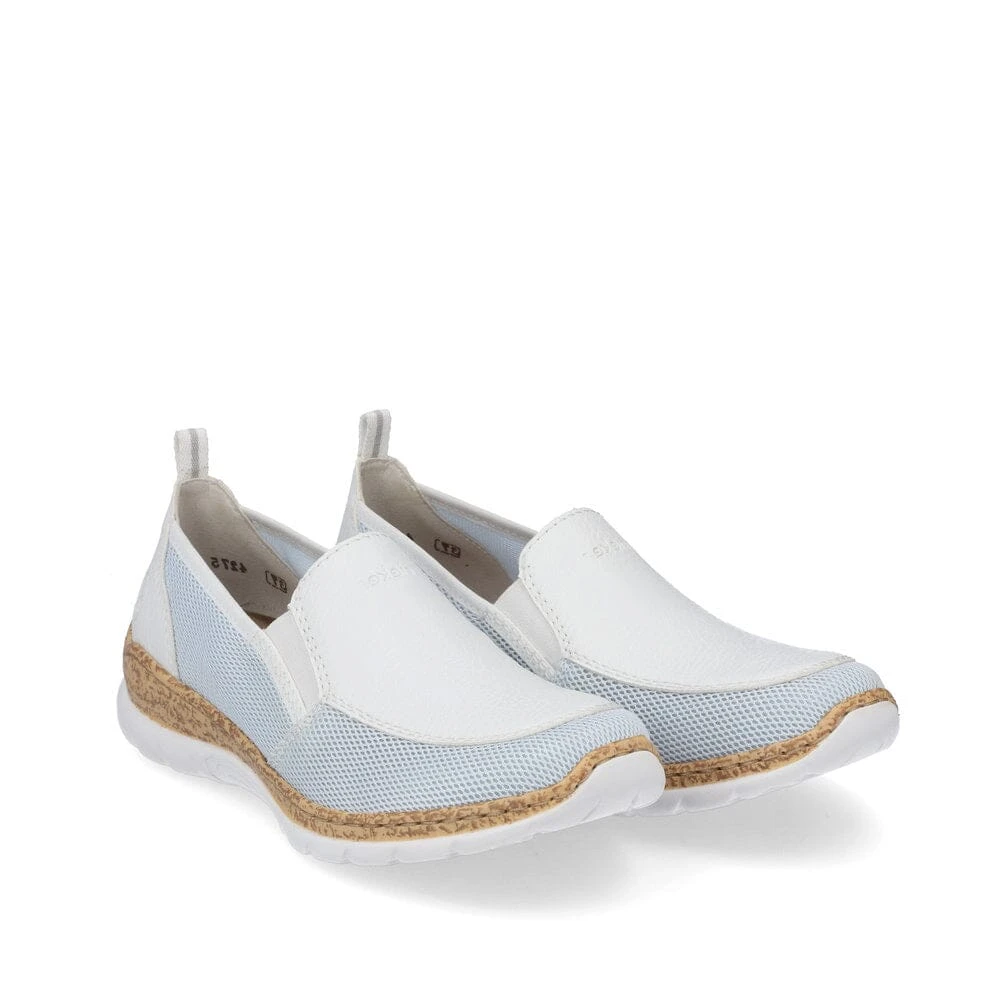 Rieker N4275-10 Nikita - White/Blue