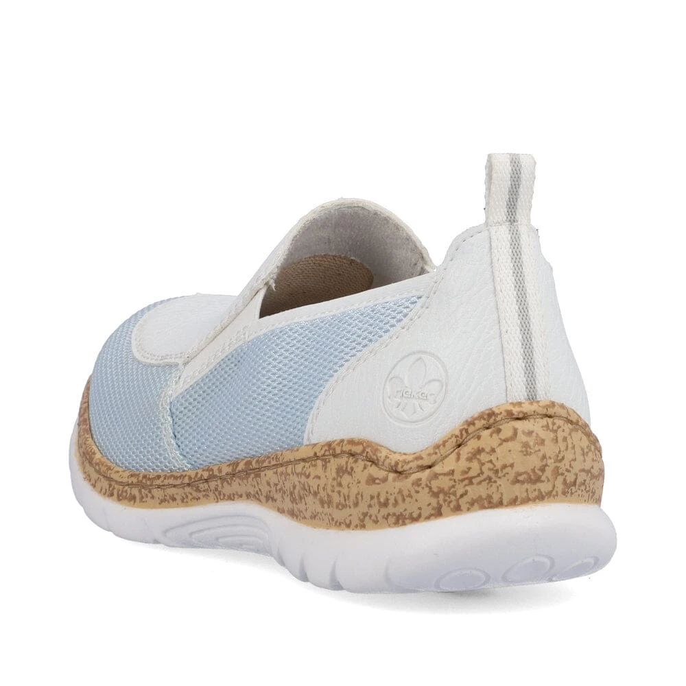 Rieker N4275-10 Nikita - White/Blue - Image 7