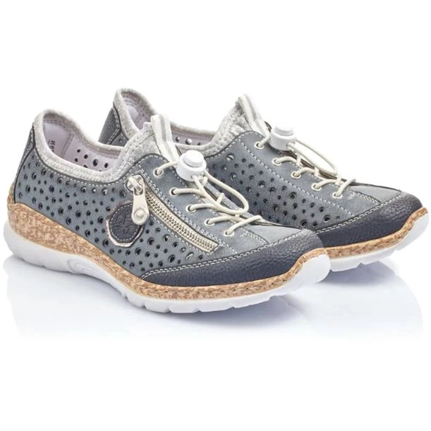 N42P6 Nikita - Blue RIEKER SHOE CORPORATION N42P6 Nikita - Blue -Aetrex Online n42p6 nikita blue womens closed toe rieker shoe corporation 575075