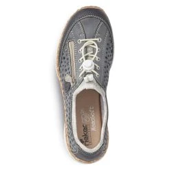 RIEKER SHOE CORPORATION N42P6 Nikita - Blue 5 RIEKER SHOE CORPORATION N42P6 Nikita - Blue -Aetrex Online n42p6 nikita navy womens closed toe rieker shoe corporation 827116