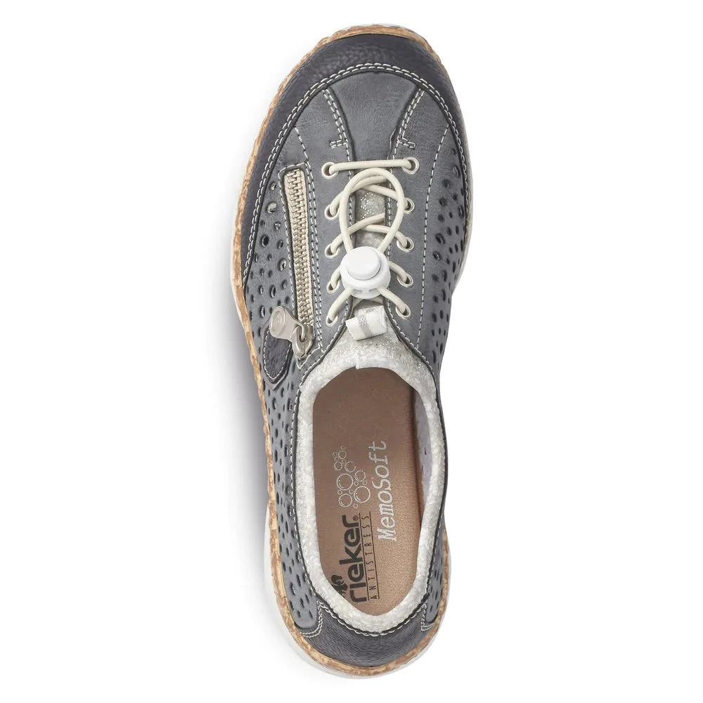 N42P6 Nikita - Blue RIEKER SHOE CORPORATION N42P6 Nikita - Blue -Aetrex Online n42p6 nikita navy womens closed toe rieker shoe corporation 827116