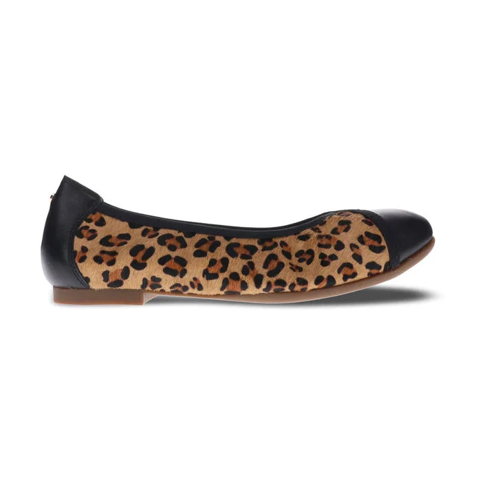 NAIROBI BALLET - Black Leopard Revere NAIROBI BALLET - Black Leopard -Aetrex Online nairobi ballet black leopard womens footwear revere 310665