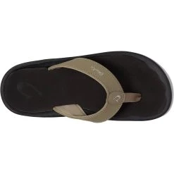OluKai Ohana Men's Sandal - Clay/Onyx 4 OluKai Ohana Men's Sandal - Clay/Onyx -Aetrex Online ohana mens sandal clayonyx mens footwear olukai 211145
