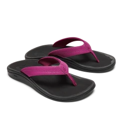 OluKai Ohana - Orchid Flower Black