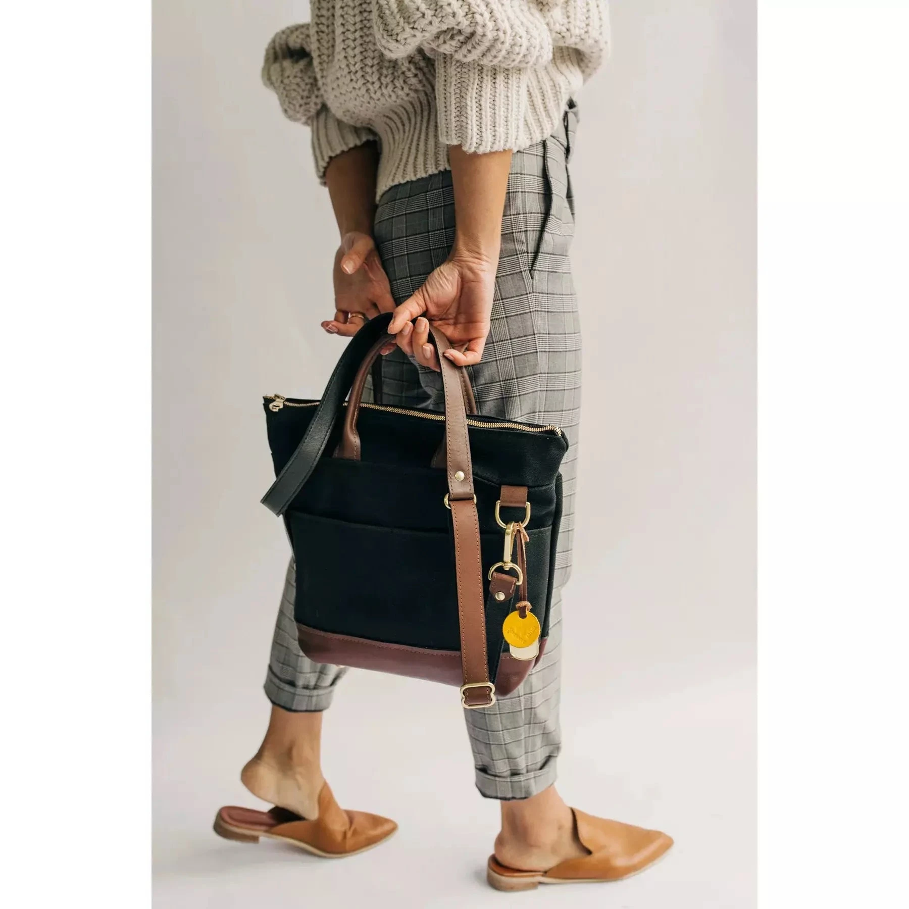 R.Riveter Otto Canvas/Leather - Black Brown - Image 6