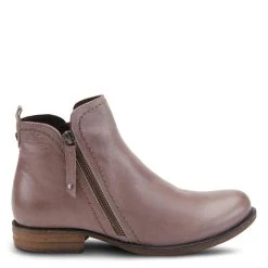 SPRING FOOTWEAR CORP OZIEL BOOTS - Taupe -Aetrex Online oziel boots taupe womens footwear spring footwear corp 902726