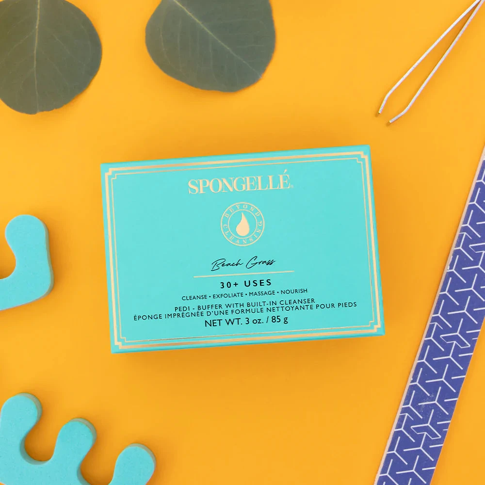 PEDI BUFFER - BEACH GRASS Spongelle PEDI BUFFER - BEACH GRASS -Aetrex Online pedi buffer beach grass foot care spongelle 204289