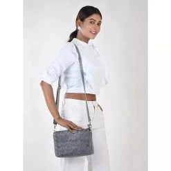 Milo Pessac Flap Purse - Grey