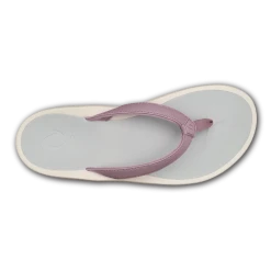 OluKai Pi'oe - Lilac Chalk Mist Grey -Aetrex Online pioe lilac chalk mist grey womens sandals olukai 907777