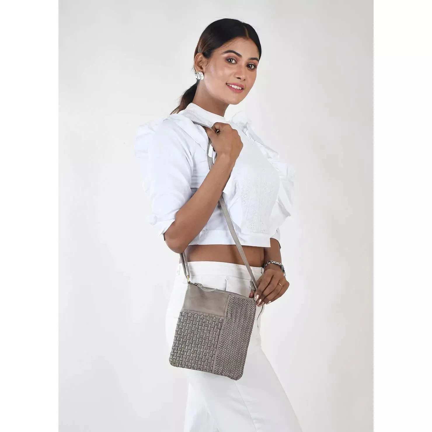 Milo Pixie Crossbody - Grey