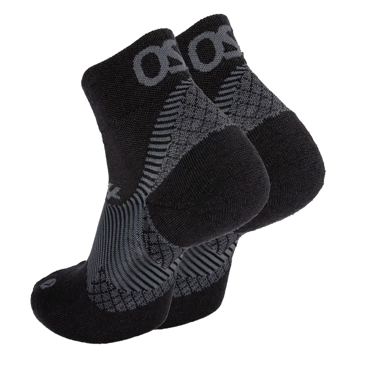 Plantar Fasciitis Socks 1/4 Crew - Black ING Source Plantar Fasciitis Socks 1/4 Crew - Black -Aetrex Online plantar fasciitis socks 14 crew black socks ing source 450830