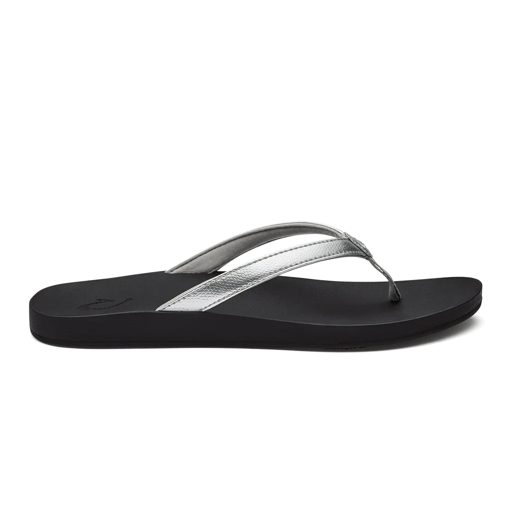 Puawe - Silver OluKai Puawe - Silver -Aetrex Online puawe silver womens sandals olukai 945464
