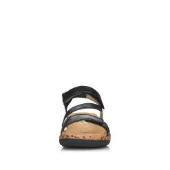 Rieker R6850 Jocelyn - Black 5 Rieker R6850 Jocelyn - Black -Aetrex Online r6850 jocelyn black womens sandals rieker 621802