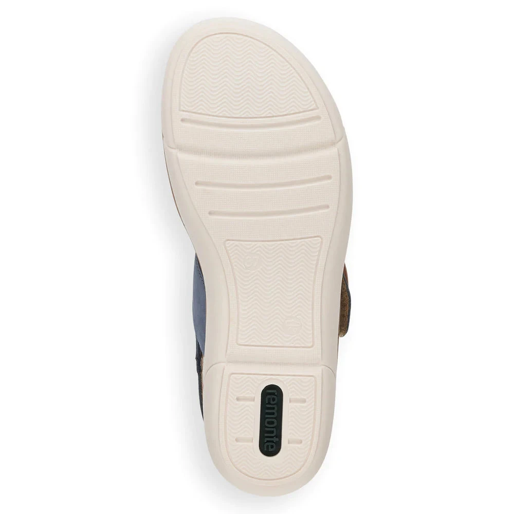 R6853 Jocelyn - Blue Rieker R6853 Jocelyn - Blue -Aetrex Online r6853 jocelyn blue womens sandals rieker 889758