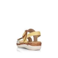 Rieker R6853 Jocelyn - Yellow -Aetrex Online r6853 jocelyn yellow womens sandals rieker 151757