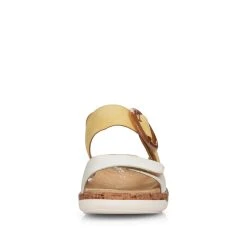 Rieker R6853 Jocelyn - Yellow -Aetrex Online r6853 jocelyn yellow womens sandals rieker 243560