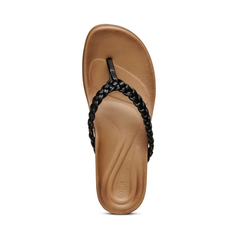 Rachel - Black Aetrex Rachel - Black -Aetrex Online rachel black womens sandals aetrex 505802