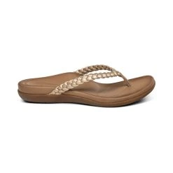 Aetrex Rachel - Gold 4 Aetrex Rachel - Gold -Aetrex Online rachel gold womens sandals aetrex 146993
