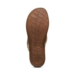 Aetrex Rachel - Gold 7 Aetrex Rachel - Gold -Aetrex Online rachel gold womens sandals aetrex 343049