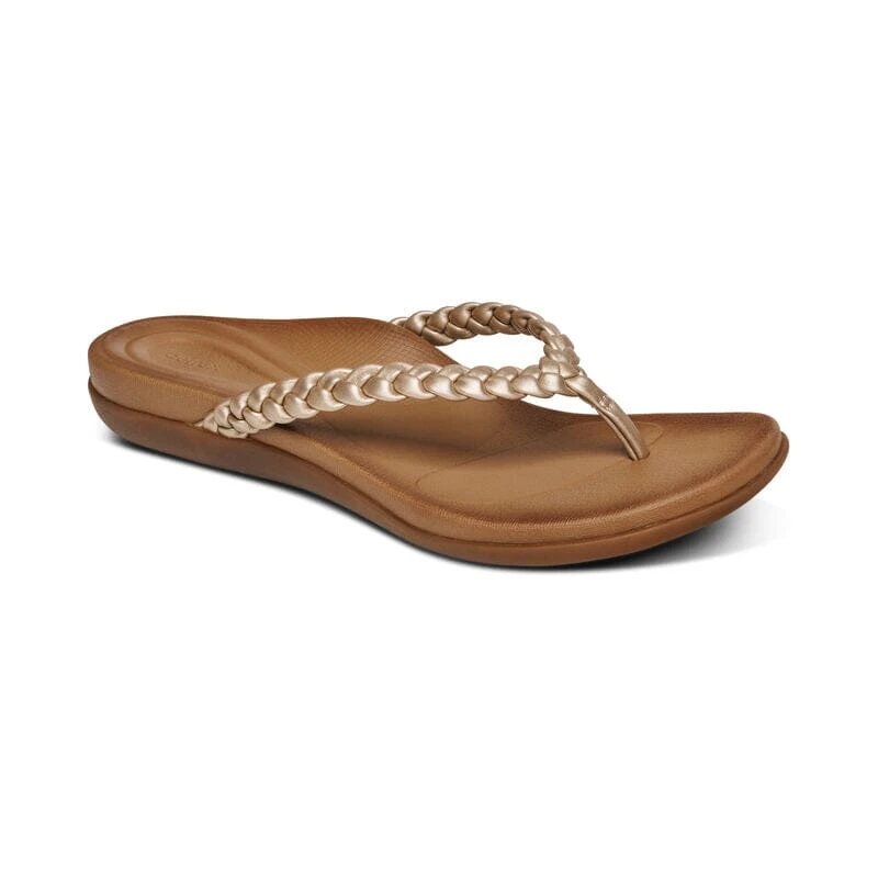 Rachel - Gold Aetrex Rachel - Gold -Aetrex Online rachel gold womens sandals aetrex 603615