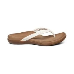 Aetrex Rachel - White 4 Aetrex Rachel - White -Aetrex Online rachel white womens sandals aetrex 715228