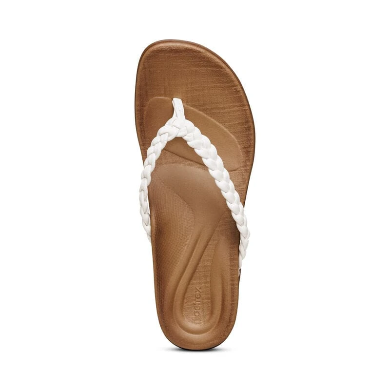 Rachel - White Aetrex Rachel - White -Aetrex Online rachel white womens sandals aetrex 778733