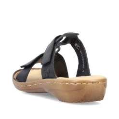 Rieker Regina 60885-00 - Black -Aetrex Online regina 60885 00 black womens sandals rieker 161731