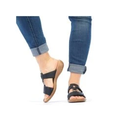 Rieker Regina 60885-00 - Black -Aetrex Online regina 60885 00 black womens sandals rieker 251320