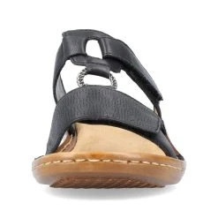 Rieker Regina 60885-00 - Black -Aetrex Online regina 60885 00 black womens sandals rieker 760805